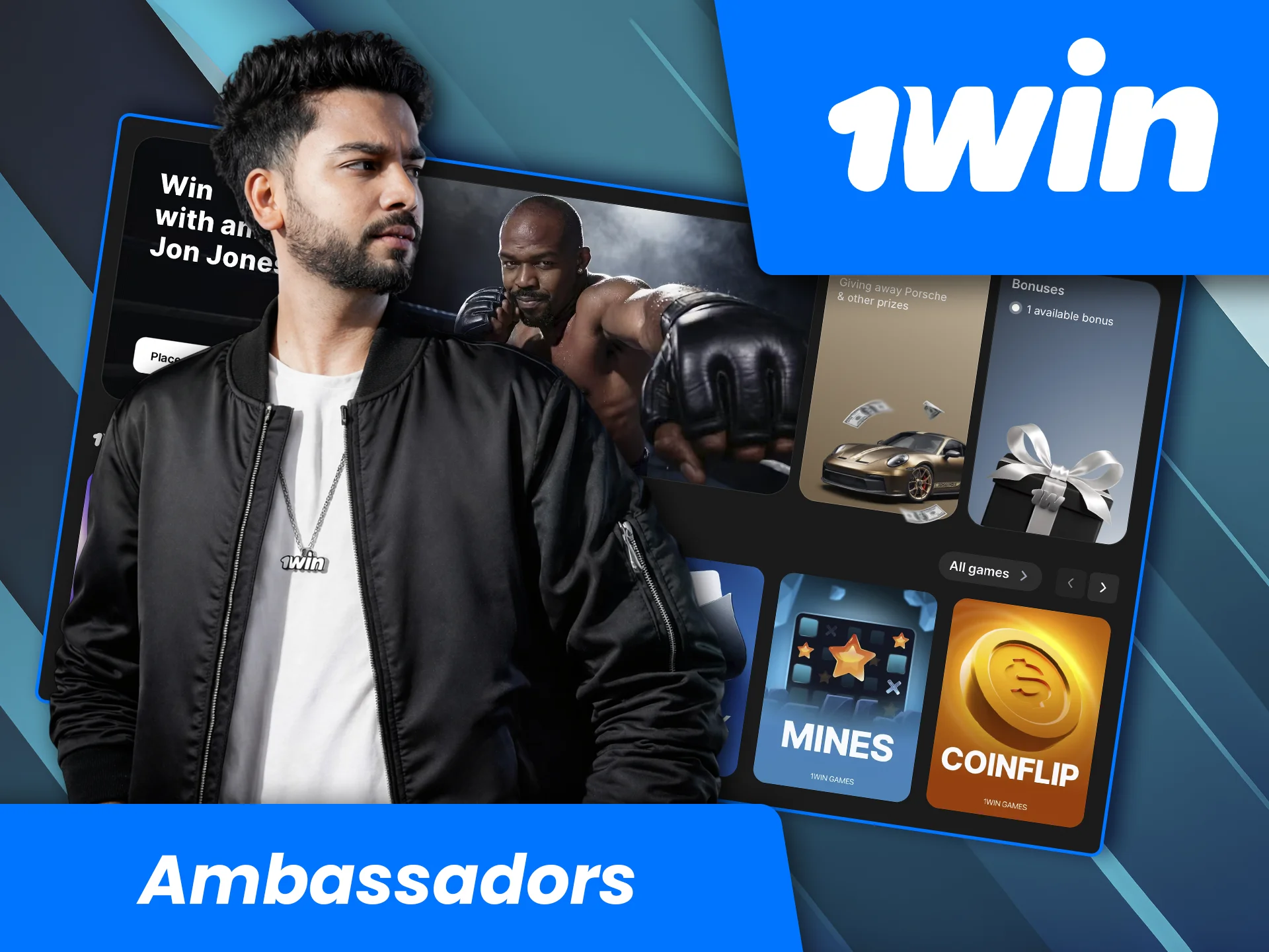Find out more about 1win’s representatives and ambassadors.