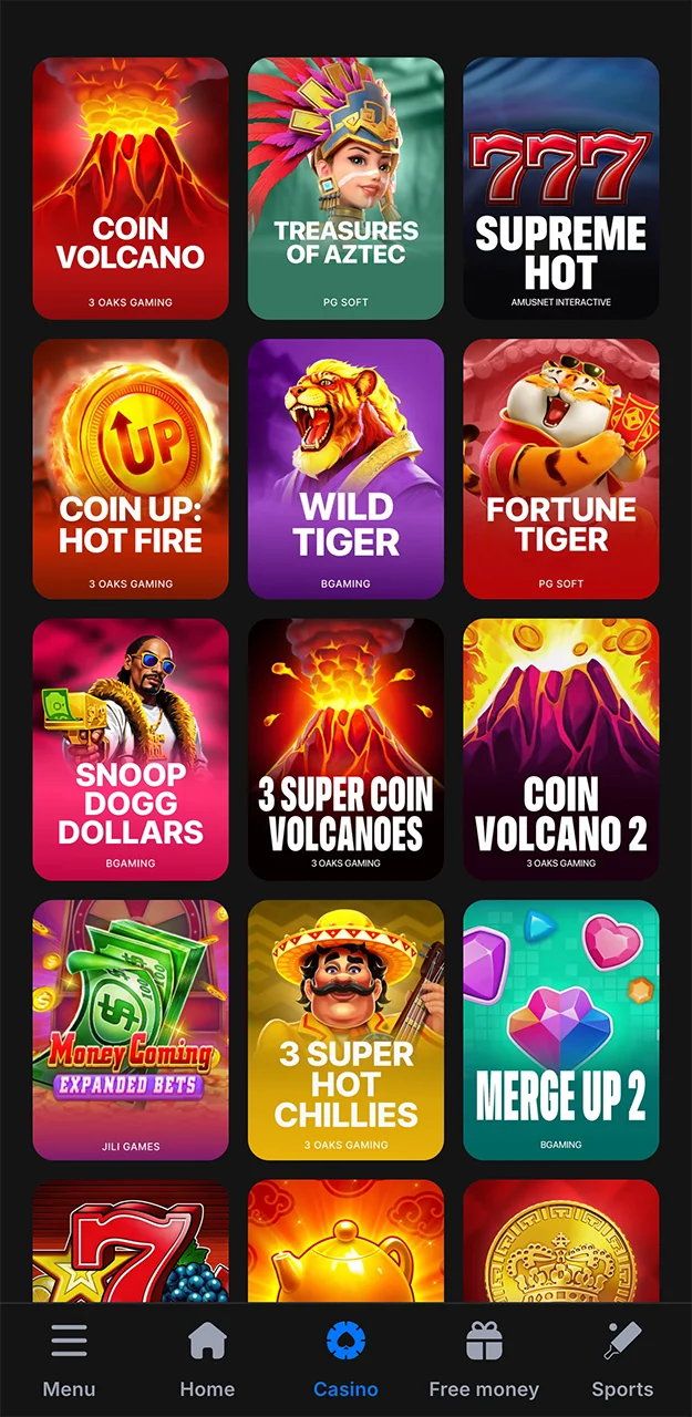 Choose the slot game you’re interested in and launch it on the 1win website.
