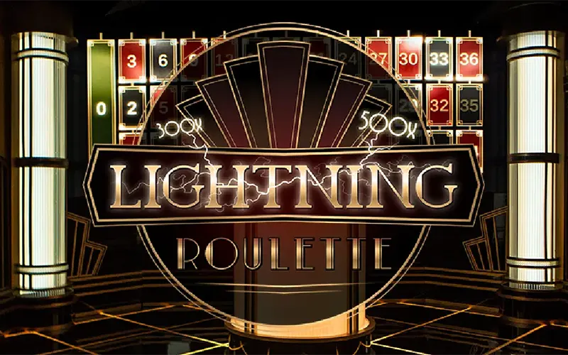 Bet on your lucky numbers in Lightning Roulette at 1win.