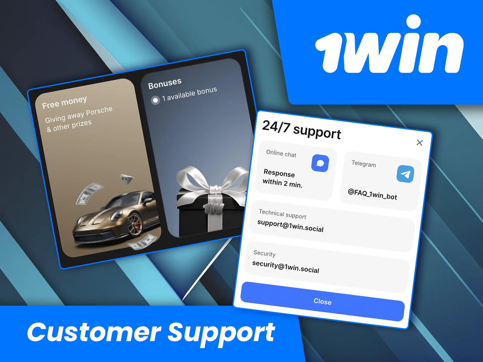 You can always count on high-quality and prompt assistance from 1win’s customer support team.