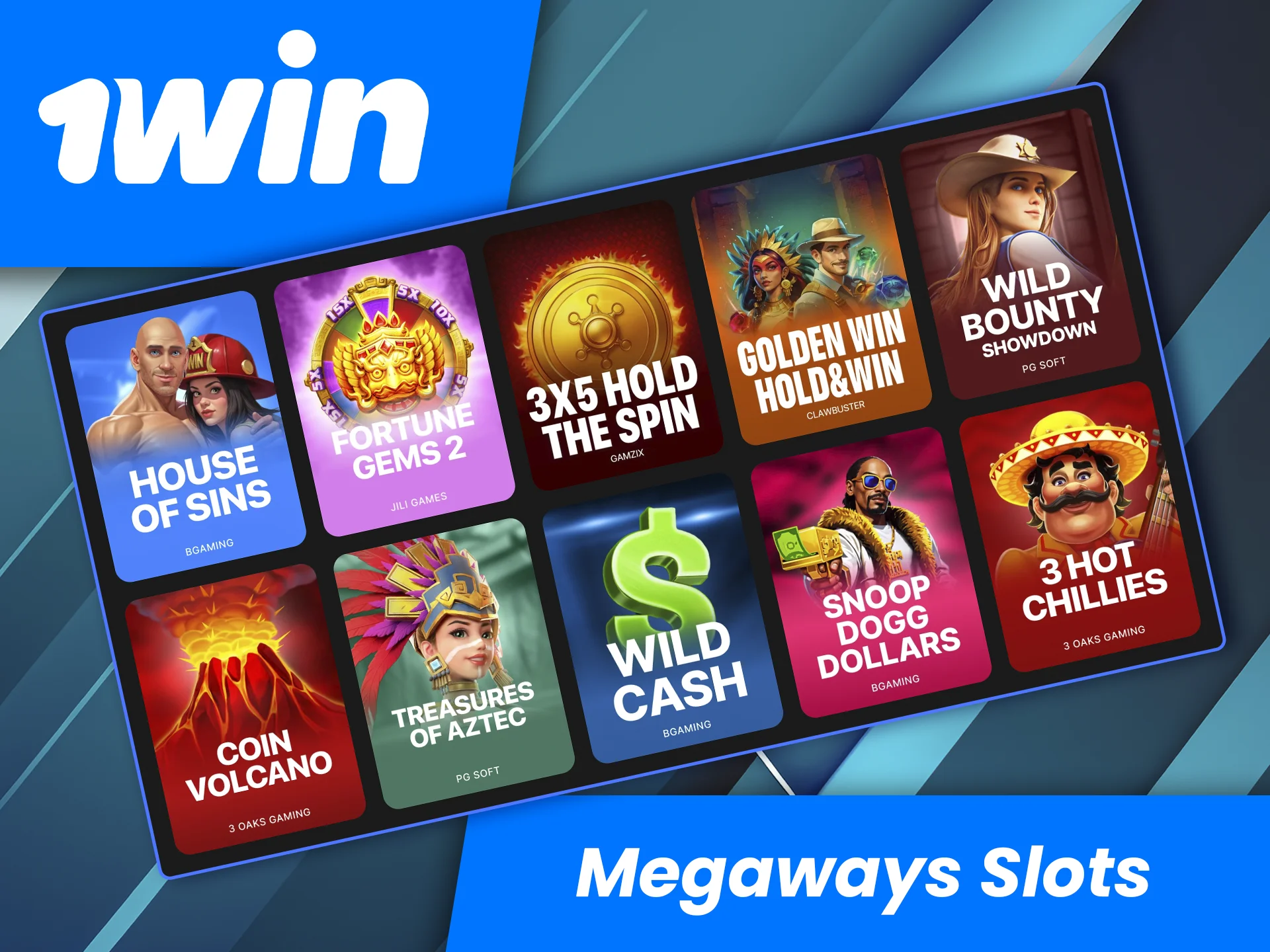 Get in on the action with Megaways slots at 1win Casino.