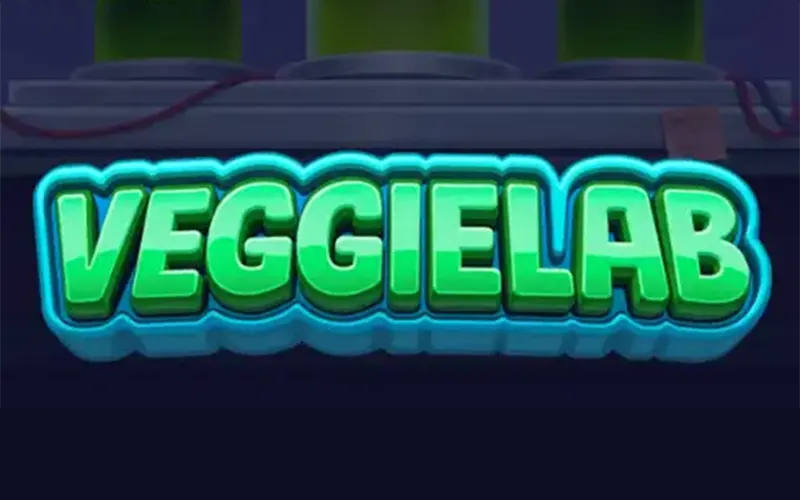 Play the unique Veggielab slot game available on 1win.